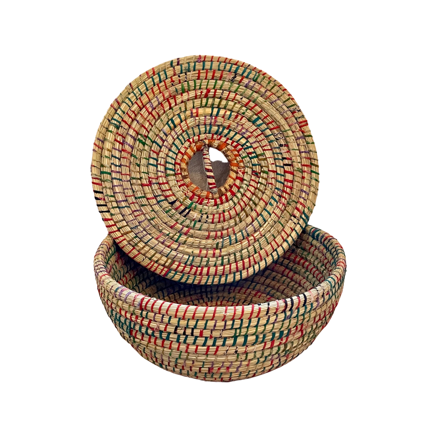 Multicolor kurv med låg