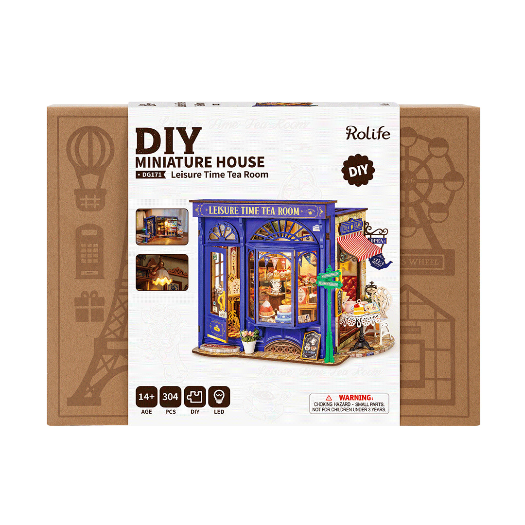 Miniature House Kit - Leisure Time Tea Room