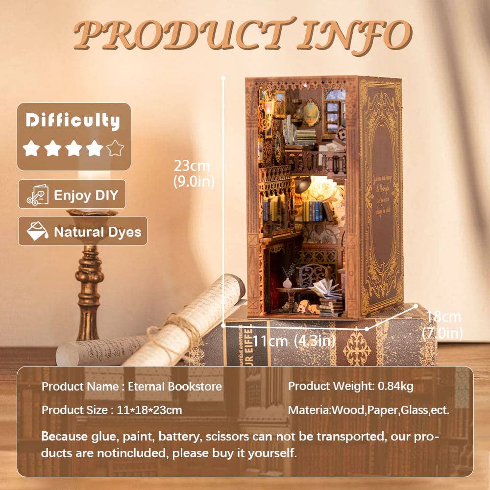 Book Nook Kit: Eternal Bookstore