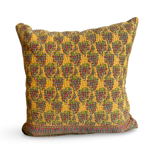 Sofapudebetræk af genbrugt sari-stof