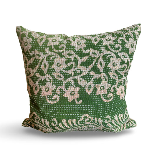 Sofapudebetræk af genbrugt sari-stof