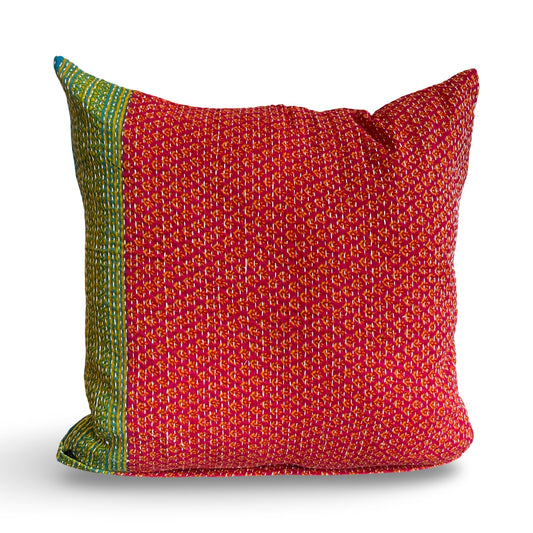 Sofapudebetræk af genbrugt sari-stof