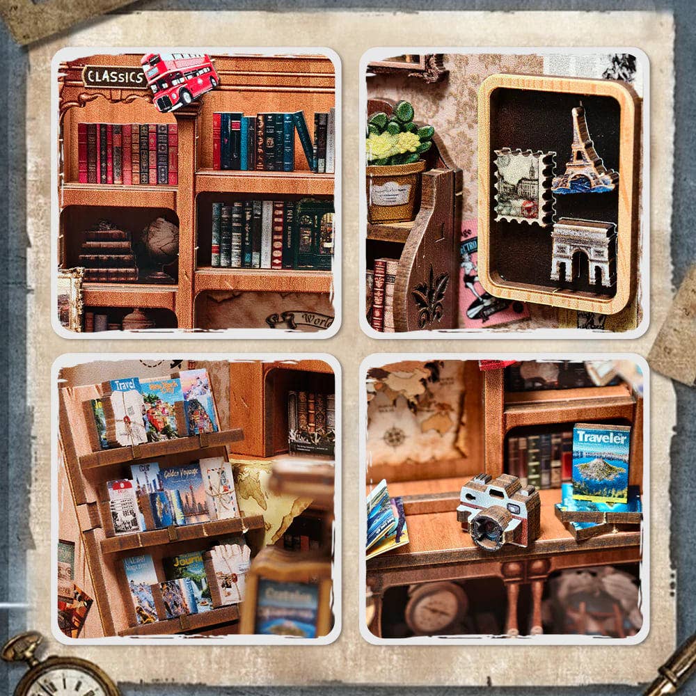 Book Nook Kit: rejseboghandel