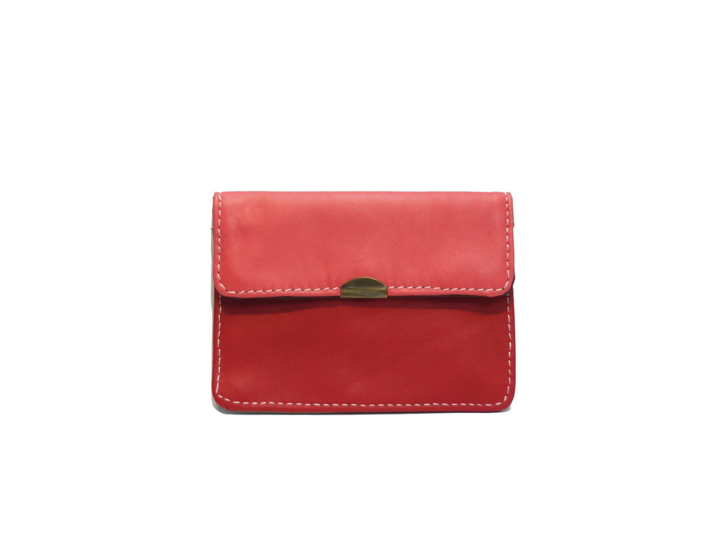 Læder pung med flere lommer