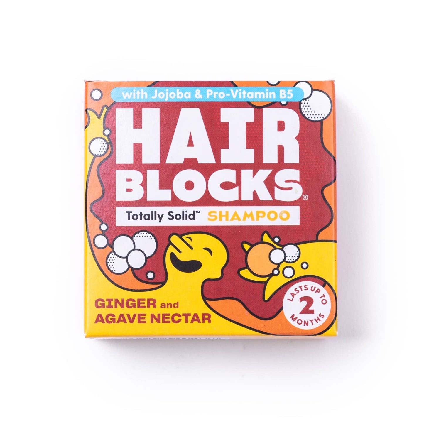 Hair Blocks - fast shampoo bar - ingefær & agavenektar
