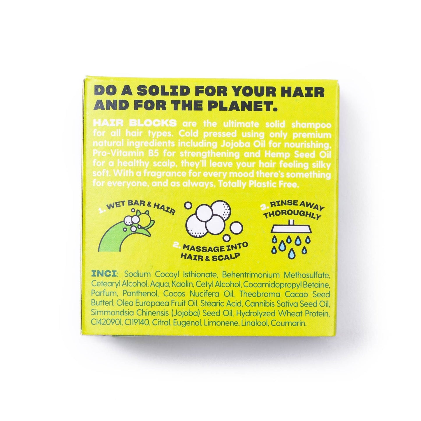 Hair Blocks - fast shampoo bar - lime og sandeltræ