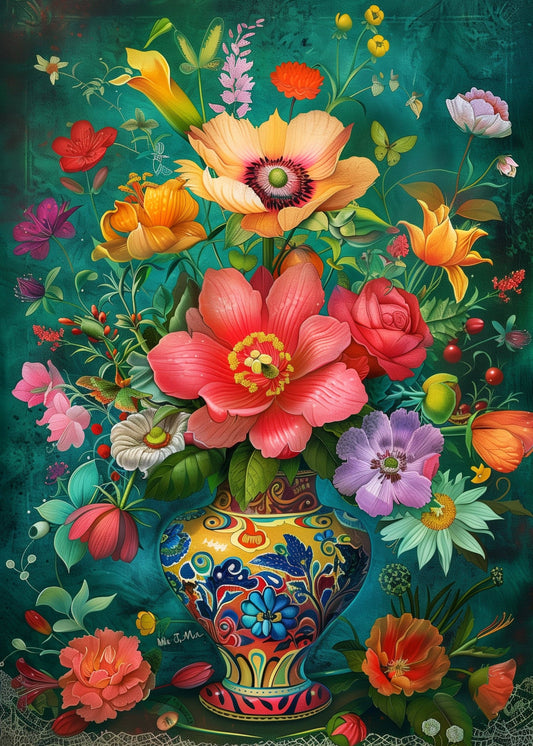 Postkort Blomster af de hollandske mestre: NR. 08