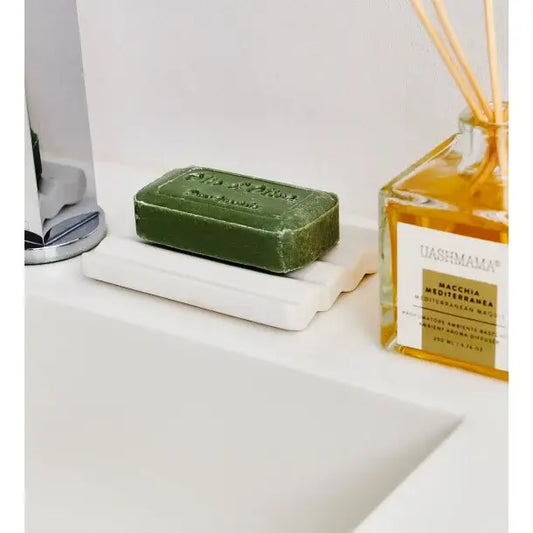 Sæbebakke, mat hvid