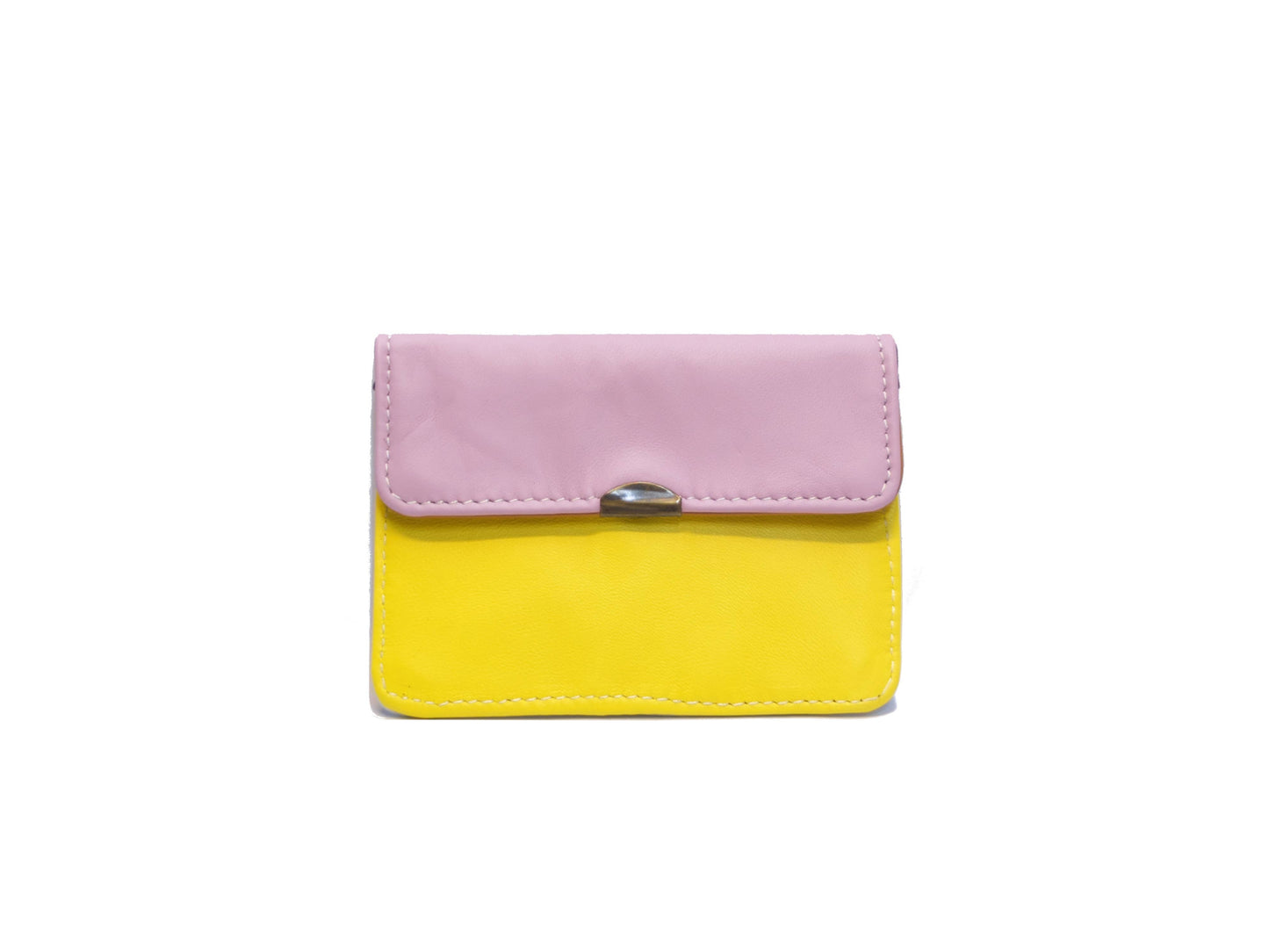 Læder pung med flere lommer