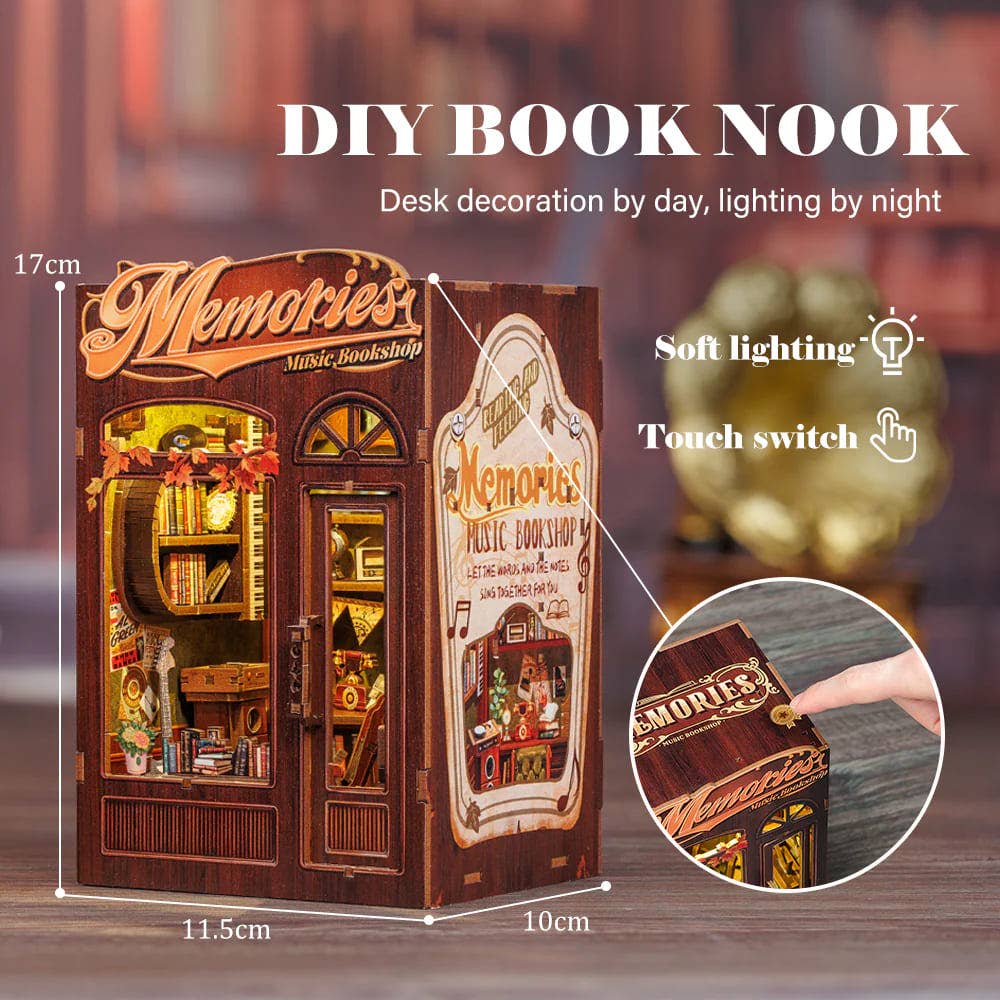 Book Nook Kit: Memories Music Bookshop