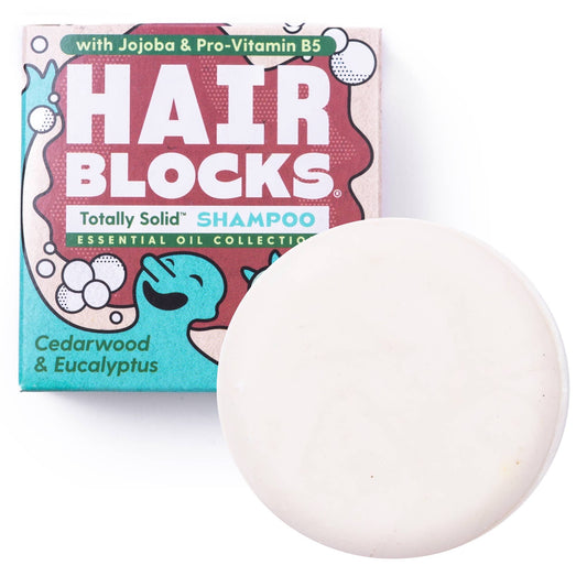 Hair Blocks - fast shampoo bar - cedertræ & eucalyptus