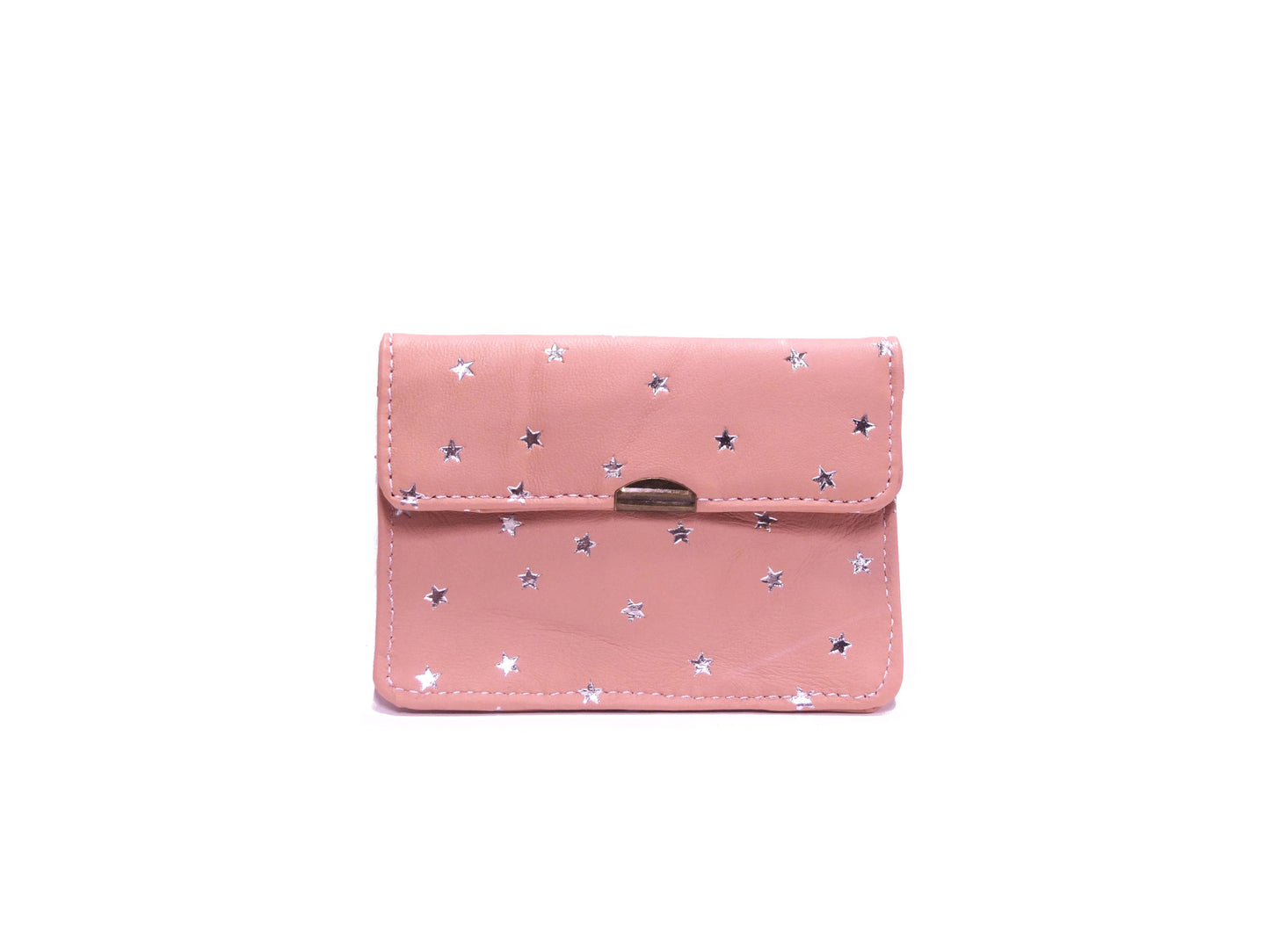 Læder pung med flere lommer