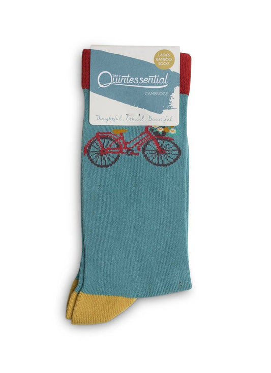 Strømper - Bike Teal (str. 37-40)