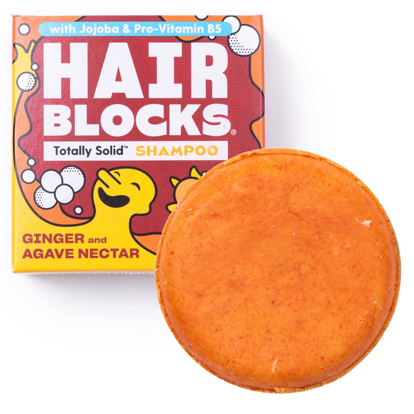 Hair Blocks - fast shampoo bar - ingefær & agavenektar