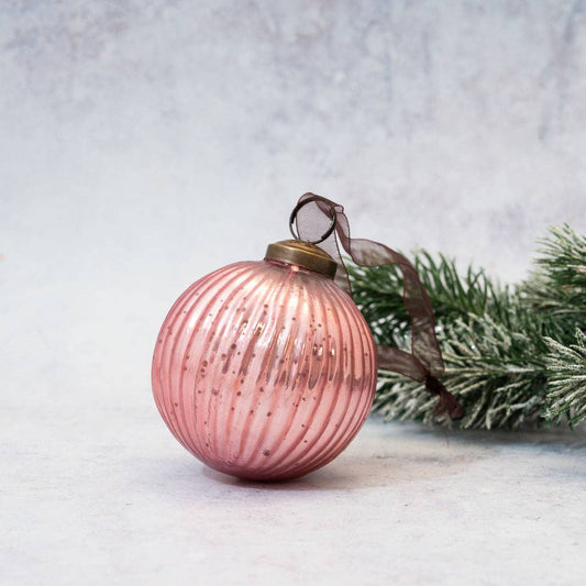 Glaskugle med striber