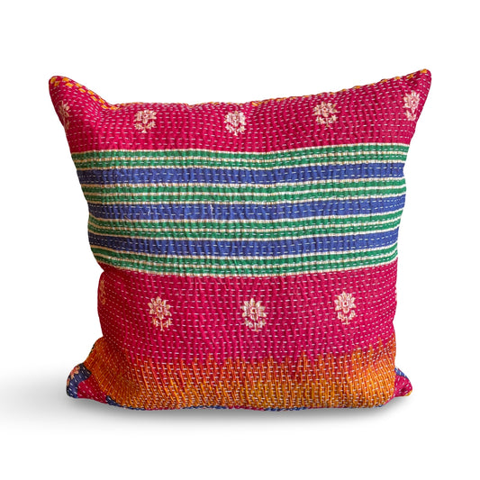 Sofapudebetræk af genbrugt sari-stof