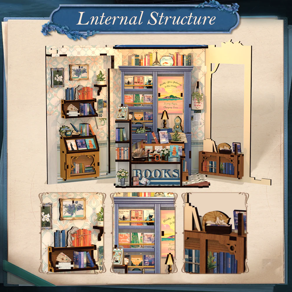 Book Nook Kit: Literature Bookstore