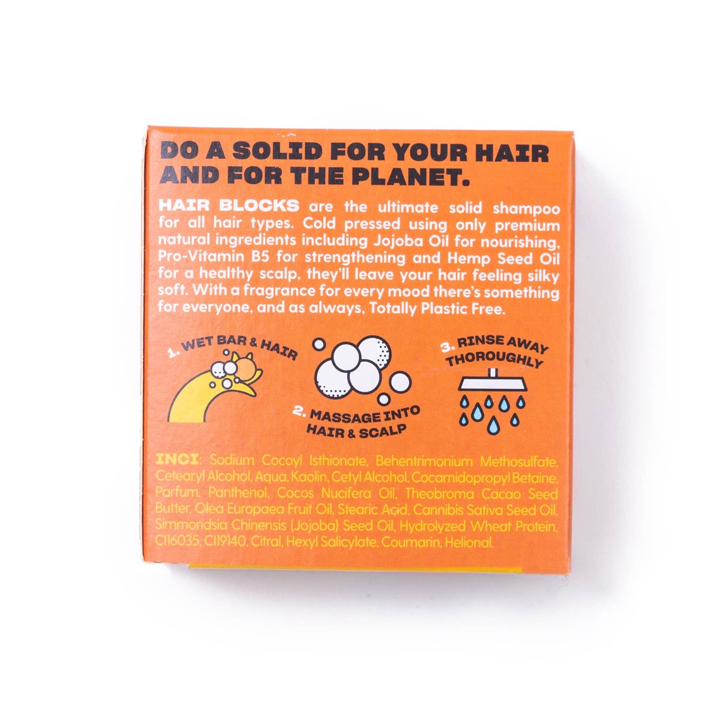 Hair Blocks - fast shampoo bar - ingefær & agavenektar