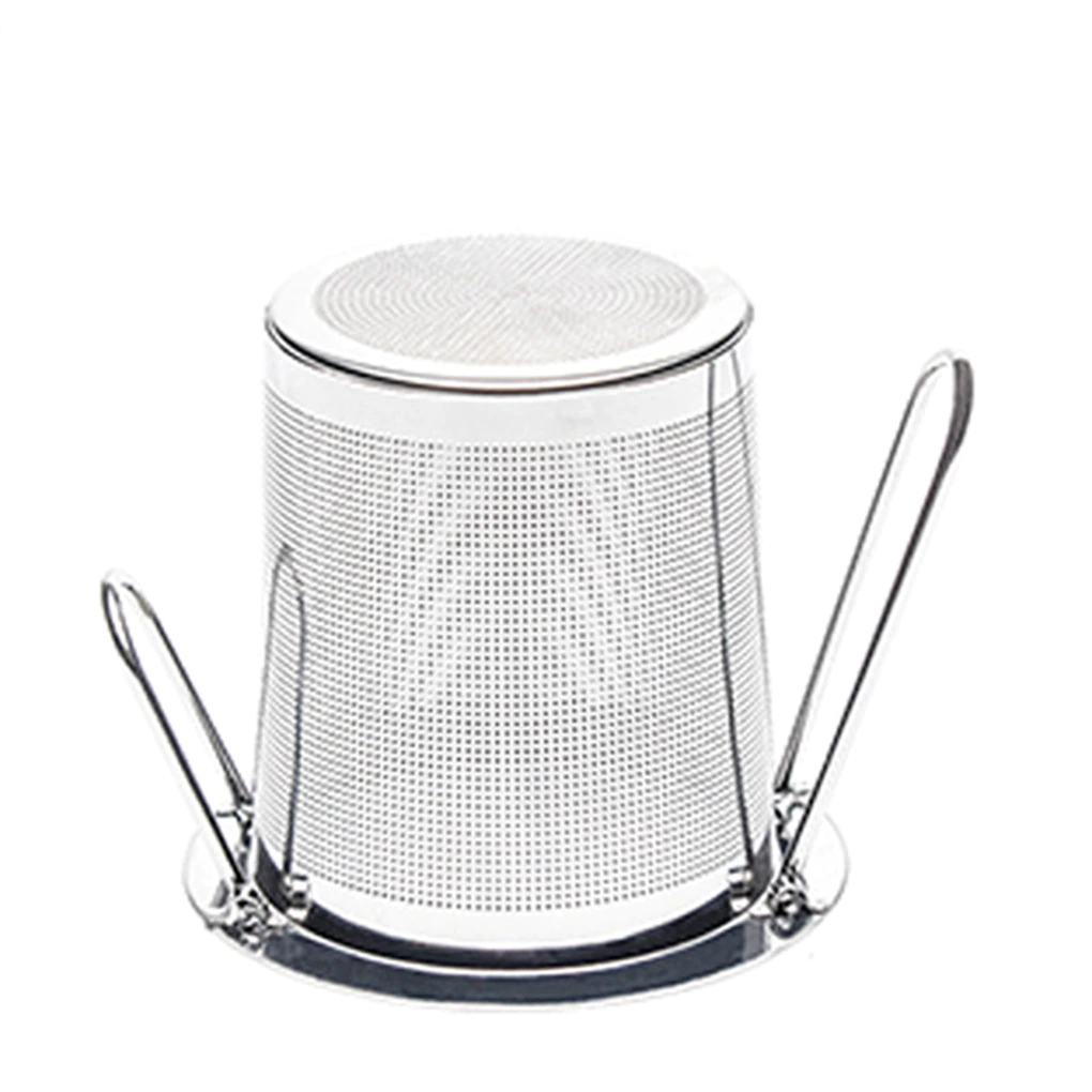 Rustfrit stål tesi med låg - foldbar