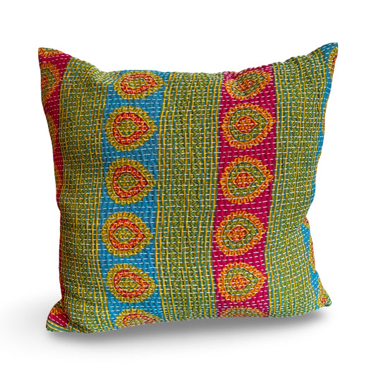 Sofapudebetræk af genbrugt sari-stof