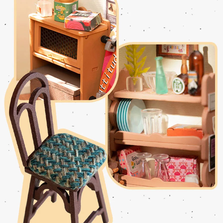 Miniature House Kit -Cozy Kitchen