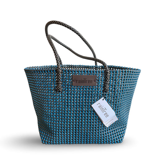 NYHED 2026  RainTree taske -  Family Light Blue/black/white