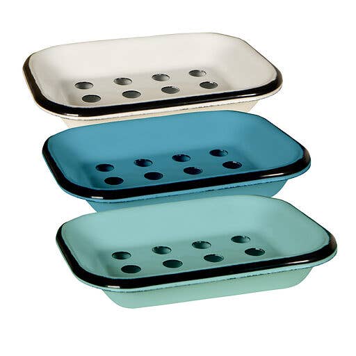 Emaljeret sæbeskål