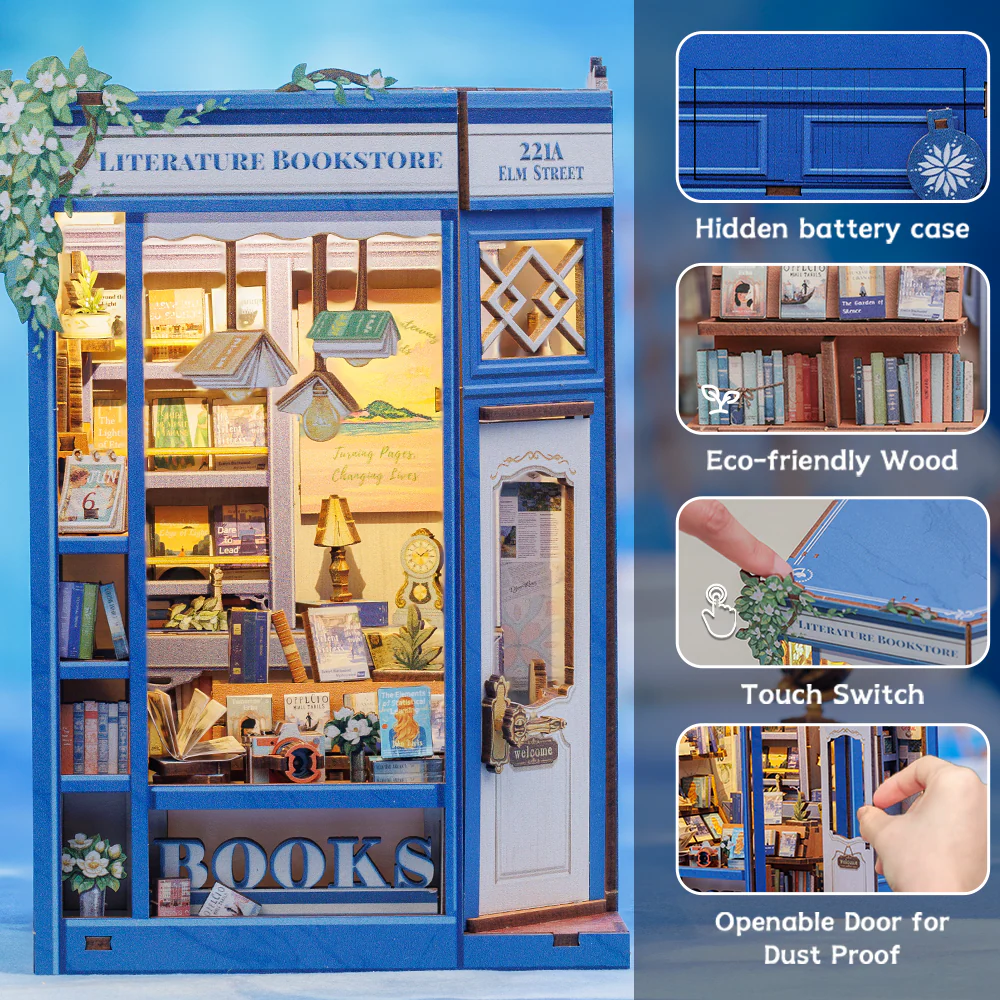 Book Nook Kit: Literature Bookstore