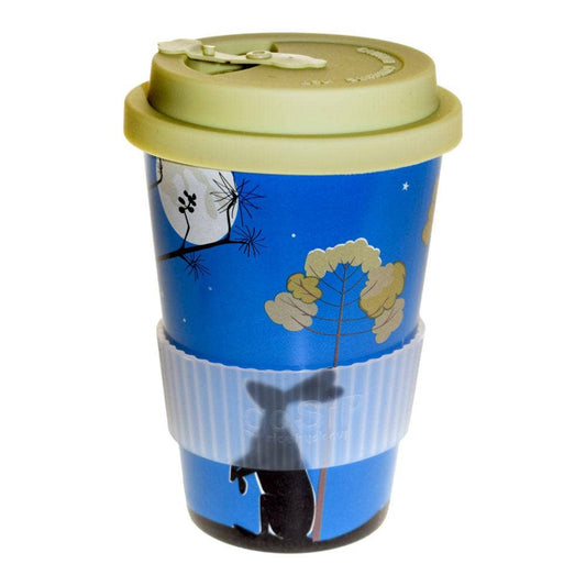 To go cup af bionedbrydelige risskaller