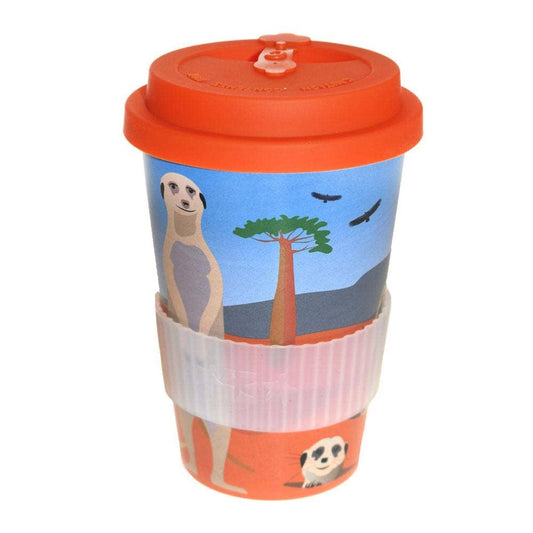 To go cup af bionedbrydelige risskaller