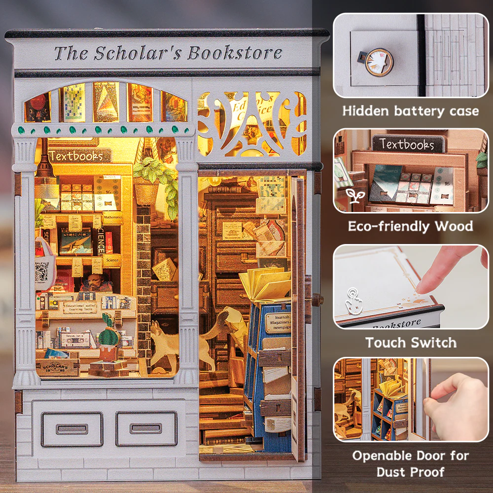 Book Nook Kit: The Scholar's Bookstore