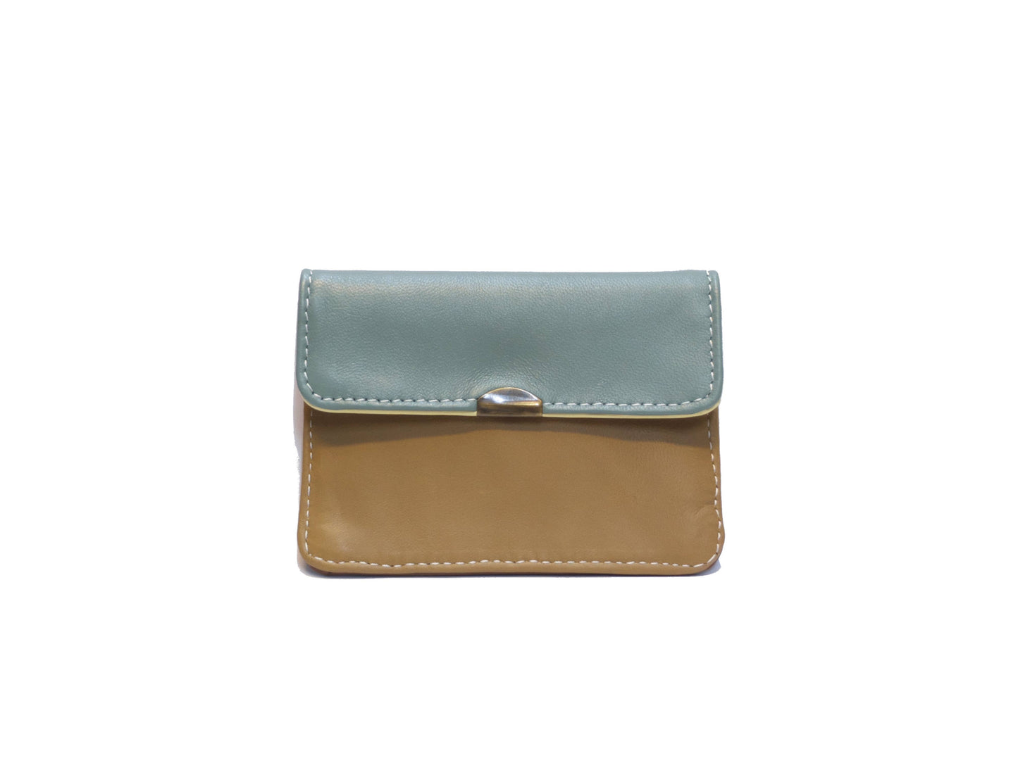 Læder pung med flere lommer