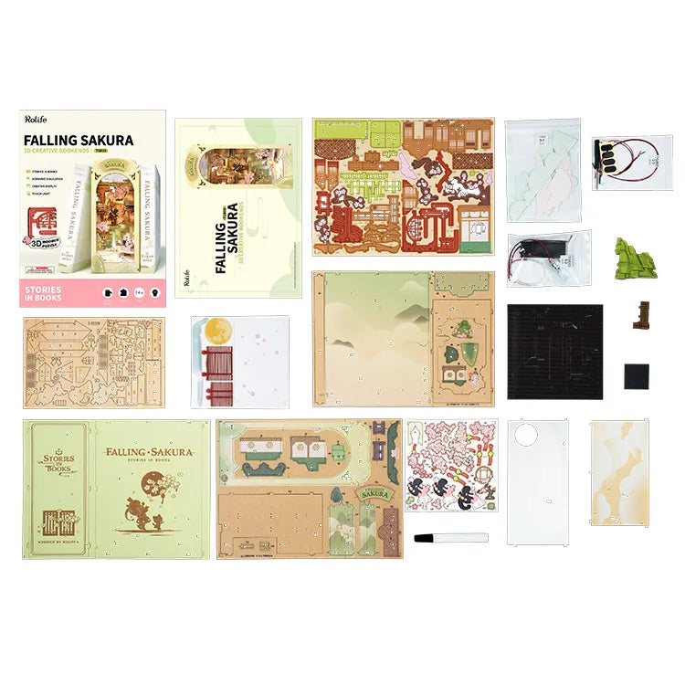 Book Nook Kit: Falling Sakura