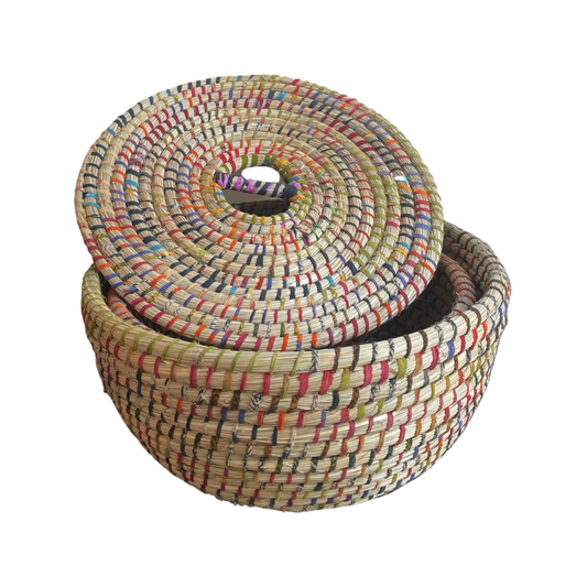 Multicolor kurv med låg